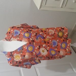 Cabi Floral Replay Top Style 5892 Blouse medium